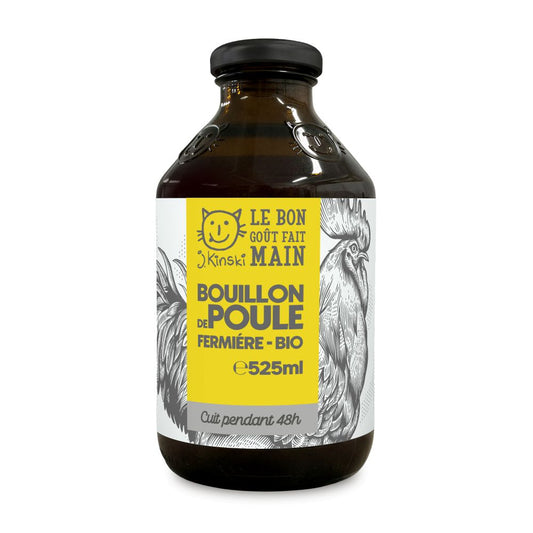 Bouillon de poules fermières bio - 1
