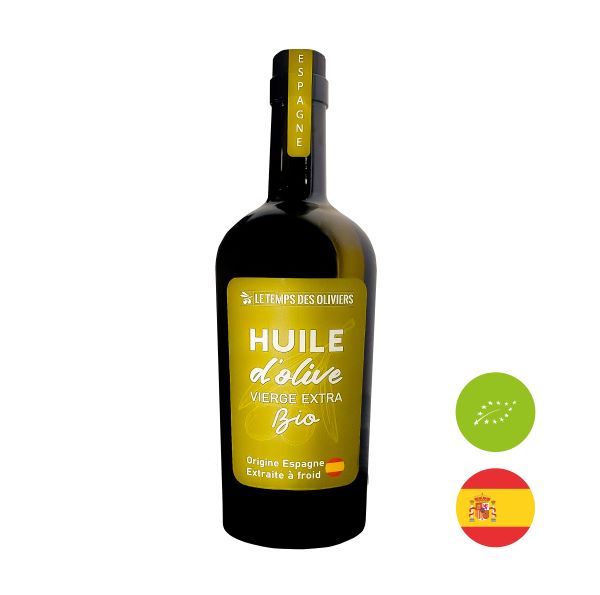 Huile d'olive vierge extra fruitée vert bio - 1