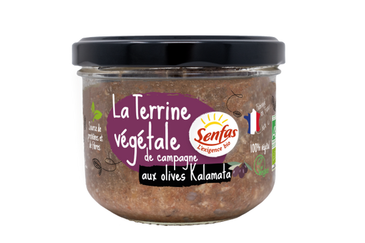 Terrine végétale de campagne olives kalamata bio - 1